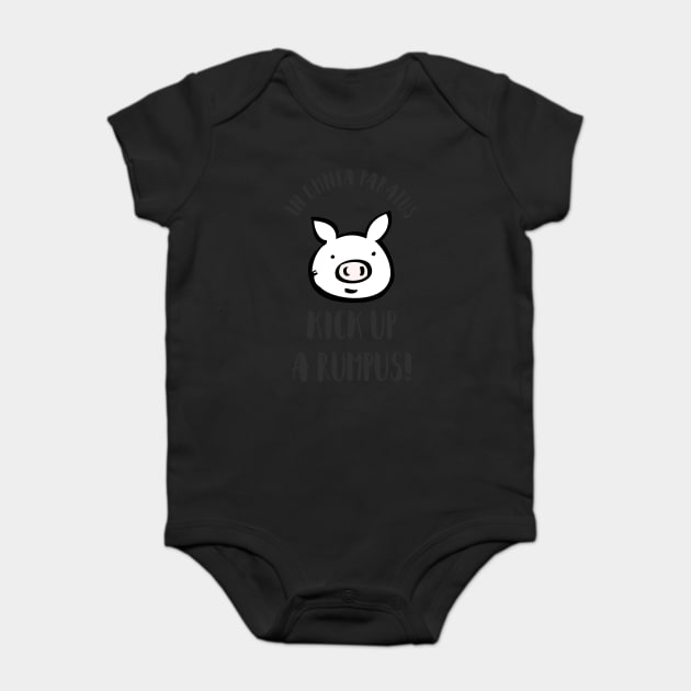 Kick up a rumpus - Gilmore Girls A Year In The Life Baby Bodysuit by Stars Hollow Mercantile